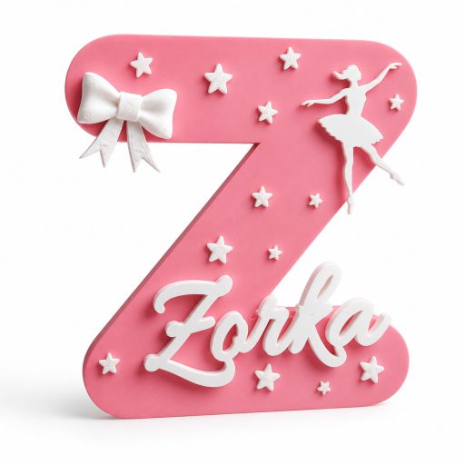 Saját Neves Betűdekor Gyerekszobába - 24 cm