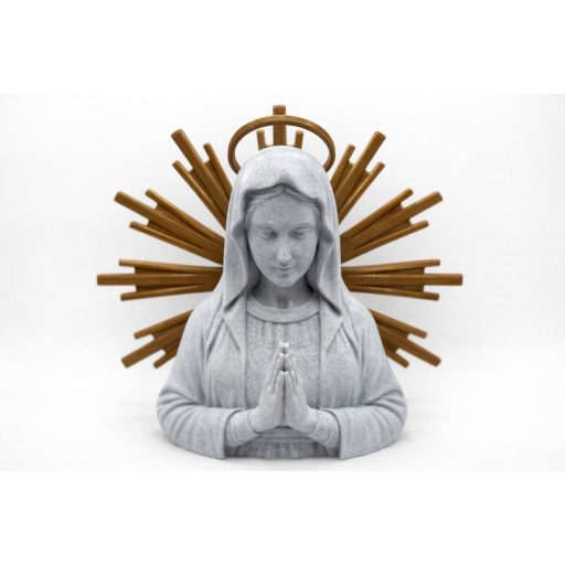 Szűz Mária mellszobor - asztali dekoráció